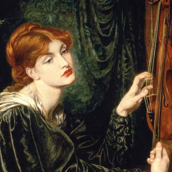 Dante Gabriel Rossetti cropped version of Veronica Veronese